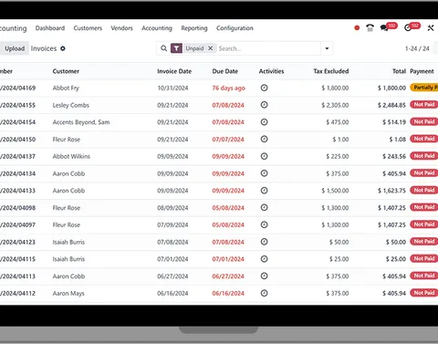 Auto-Reconcile Invoices project screenshot