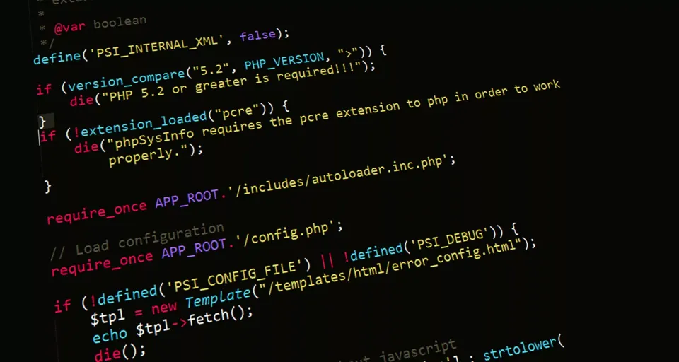 Custom software development team at work