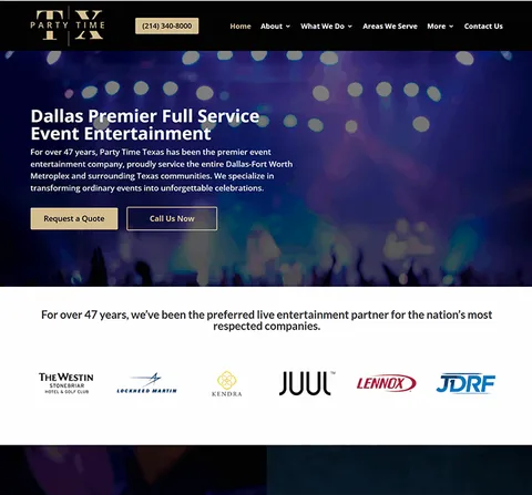 Party Time Texas project screenshot
