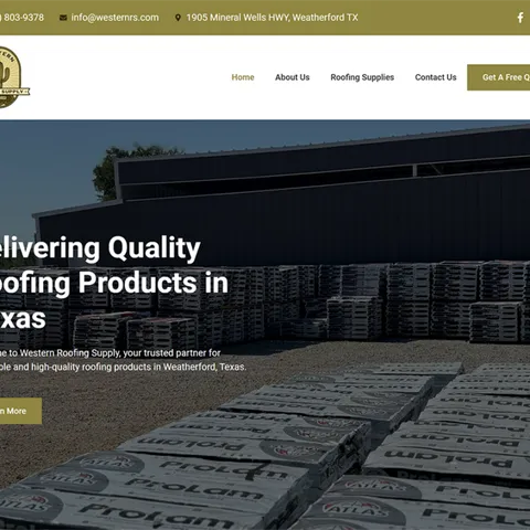 Western Roofing Supply project screenshot
